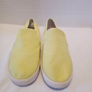 Tom's Clemente Yellow Canvas Shoes Sz. 10 W